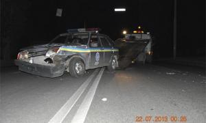 У Харкові сталося ДТП з патрульним автомобілем ДАІ