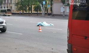 У Кривому Розі маршрутка на смерть збила жінку на милицях