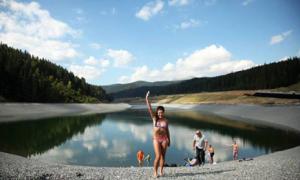 Руслана щодня купається в гірському озері