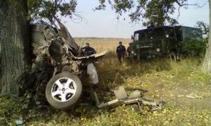 На Донеччині у страшній аварії загинули четверо людей
