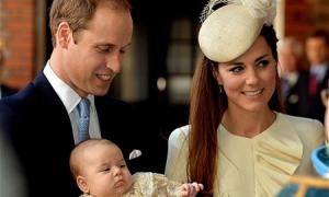 Принца Джорджа похрестили