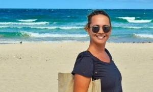 Жанна Фріске повернулася з сином до Москви