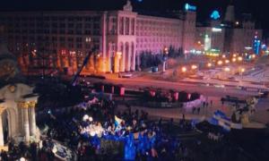 На Євромайдані ночували чотири сотні студентів
