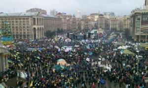 На Євромайдані нарахували уже 100 тисяч людей