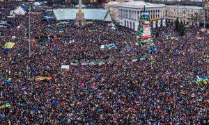 У Мережі з’явилася аерофотопанорама київського «Маршу мільйонів»