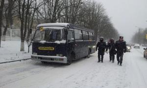 У міліції підтвердили, що до Києва наближається колона автобусів внутрішніх військ