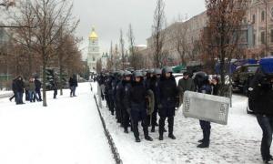 Беркутівці прибули на Хрещатик. Трансляція