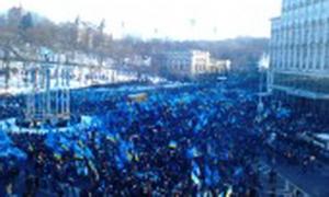 На Європейській  площі Києва розпочався мітинг на підтримку Президента
