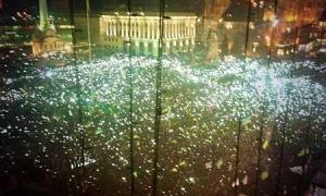 У суботу на Євромайдані українці співали гімн і слухали старий склад «Океану Ельзи»