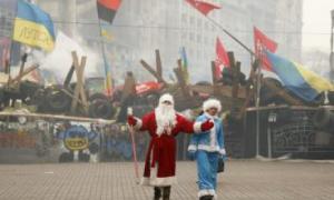На Євромайдані йде активна підготовка до святкування Нового року