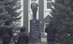 На Полтавщині обезголовили пам’ятник Леніну
