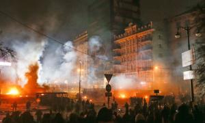 МВС: Вночі на Грушевського загинув чоловік