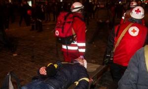 Беркут жорстоко побив 20 лікарів-добровольців