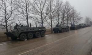 До Сімферополя наближаються російські БТРи?