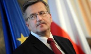 Коморовський заявив, що зазіхання Путіна консолідували Захід у підтримці України
