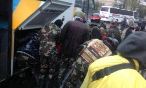 Правий сектор без зброї покинув готель «Дніпро»