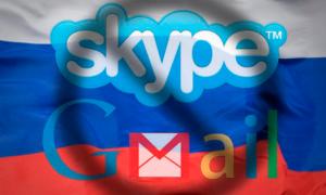 У Росії можуть заблокувати Gmail та Skype