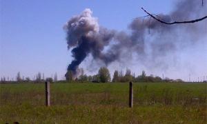 СБУ: Вертоліт у Краматорську підірвався через постріл снайпера