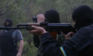 Батальон «Донбасс» попал в засаду, идет бой, работают снайпера