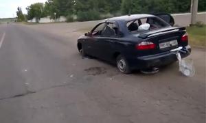 На Луганщині терористи розстрілювали людей (відео)