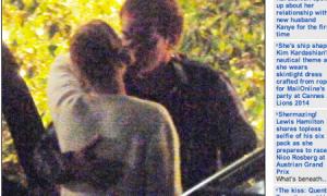 Уму Турман та Квентіна Тарантіно застукали під час палкого поцілунку