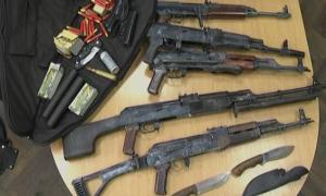 На Київщині міліція вилучила кулемет та чотири автомати