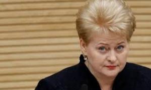 Грібаускайте: Росія отримала частину України під оплески європейських лідерів