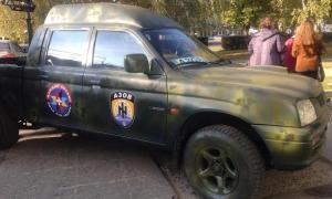 Волиняни відправили для полку «Азов» автомобіль та пічки-буржуйки