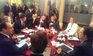 Завершилась зустріч Порошенка з Путіним та світовими лідерами