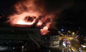 Вночі у Києві горів найстаріший кінотеатр «Жовтень»