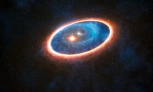 У подвійної зірки виявлено «лінію доставки» матерії для формування планет