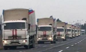 Росія за лічені години пообіцяла підготувати сьомий гумконвой на Донбас