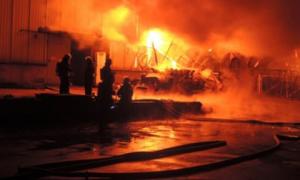 У Києві ліквідовано чергову велику пожежу