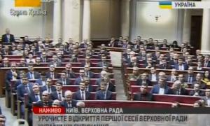 Депутати гуртом зачитали присягу