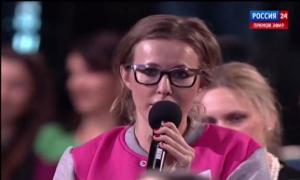 Собчак запитала Путіна про брехню на російському ТБ (відео)