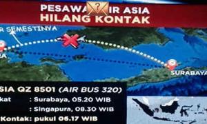 Малайзійський літак зі 161 людиною на борту зник з радарів