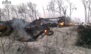 В Інтернеті показали російські танки, знищені силами АТО під Дебальцевим