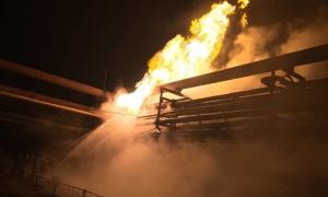 Пожежу на заводі Ахметова гасили майже 10 годин