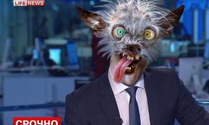 Російський гавкучий журналіст став справжнім посміховиськом (відео)