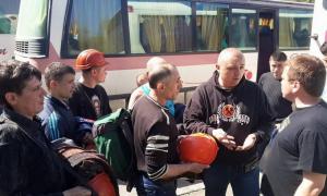 Біля Лаври виникла бійка між Автомайданом і шахтарями
