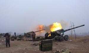 За ніч терористи лише тричі відкривали вогонь 