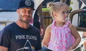 На Девіда Бекхема обрушився шквал критики за доньчину соску