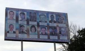 У Красноармійську повісили стенд із поплічниками бойовиків 