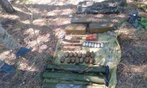 На Донеччині  виявлено схованку бойовиків з боєприпасами