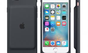 Apple випустила перший фірмовий чохол з акумулятором для iPhone 6s
