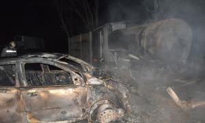 У Дінпропетровську автомобіль протаранив газозаправну станцію