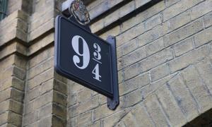 Фанати Алана Рікмана несуть квіти до платформи 9 3/4 на вокзалі Кінгс-Кросс