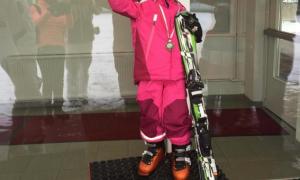 Трирічна донька Крістіни Орбакайте уже демонструє  спортивні досягнення