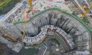 У Шанхаї будують футуристичний підземний готель завглибшки 80 метрів
