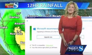 Оновлення для Windows перервало прогноз погоди на американському телеканалі (відео)